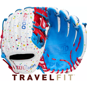 Wilson Wilson 11.5'' DP15 Pedroia Fit A2000 SuperSkin Series Glove, Men's, Variety/White/Red - $329.99 at DICK'S Sporting Goods