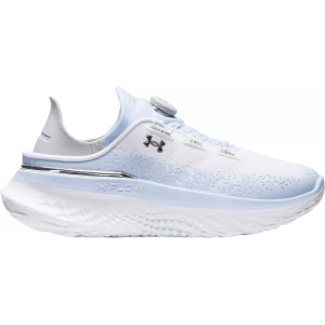 Under Armour SlipSpeed Mega Running Shoes, Men's, M11.5/W13, White/Blue/Silver