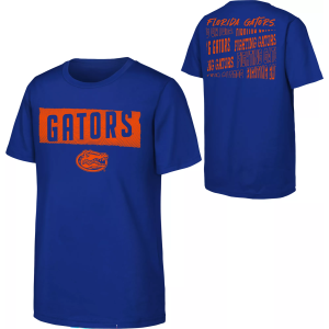 NCAA Youth Florida Gators Royal Tale of the Tape T-Shirt, Large, Blue