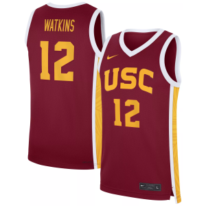 Nike Adult USC Trojans JuJu Watkins #12 Crimson Jersey, Men's, Large, Red