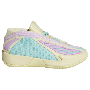 adidas Kids' Preschool Anthony Edwards 2 'Easter Egg' Basketball Shoes, Size 1, Almost Yellow/Bliss Lilac/Flash Aqua