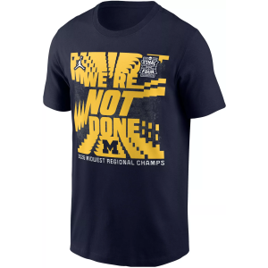 Jordan Jordan Adult 2026 Men's Final Four Michigan Wolverines Locker Room T-Shirt, Medium, Blue - $8.23 at DICK'S Sporting Goods