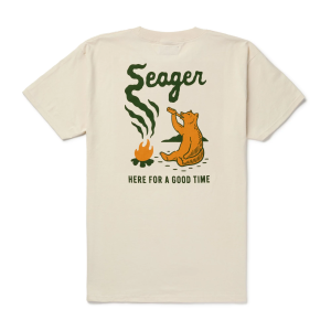Seager Seager Men's Smokey Short Sleeve T-Shirt, Medium, Cream - $36.00 at DICK'S Sporting Goods
