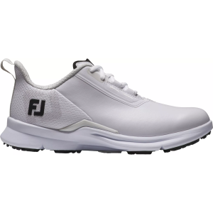 FootJoy Women's Fuel Golf Shoes, 6 W, White/White/Black