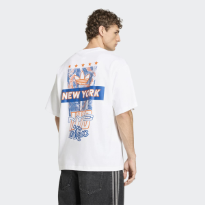 adidas Originals Men's FIFA World Cup 26 Host City New York City Graphic T-Shirt, XXL, White/Collegiate Royal