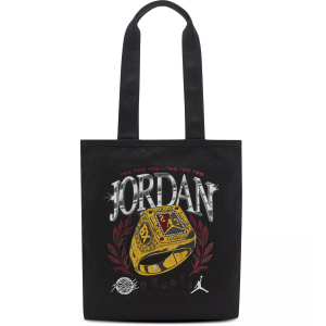 Jordan Graphic Tote Bag, Men's, Black Gym Red
