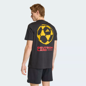 adidas Men's Germany Telstar Poster Graphic T-Shirt, Small, Black
