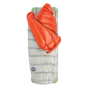 Big Agnes Lost Ranger UL 3N1 0 Sleeping Bag, Men's, Reg LH, Grey/Orange