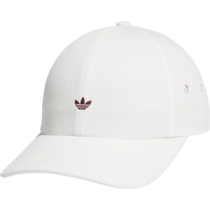 adidas Originals Mini Trefoil Strapback Hat, Men's, Off White/Maroon