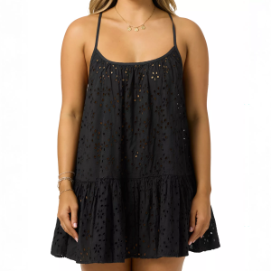 O'Neill Women's Kylee Mini Cover-Up Dress, Small, Black