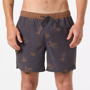 O'Neill Men's 17" Hermosa Elastic Waist Swim Trunks, XXL, Phantom