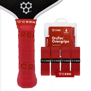 CRBN DryTec Overgrip 4-Pack, Kids, Red