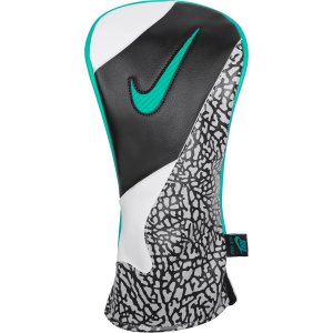Nike Icon Driver Headcover, Black/White/Clear Jade