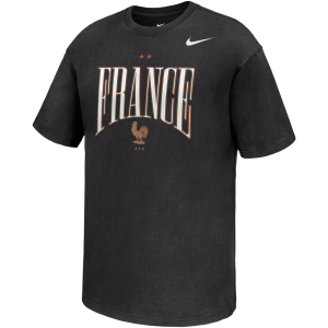 Nike Adult France Black 2026 Wordmark Bold Air Max 90 T-Shirt, Men's, Medium