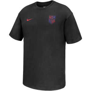 Nike Adult USMNT Team Crest Max 90 Black T-Shirt, Men's, Medium