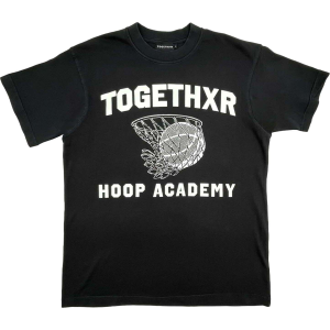 TOGETHXR Hoop Academy Tee, Women's, XL, Black/White