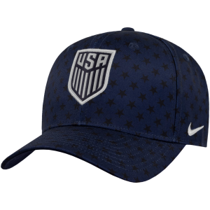Nike Adult USMNT 2026 Crest Structured Adjustable Hat, Men's, Blue