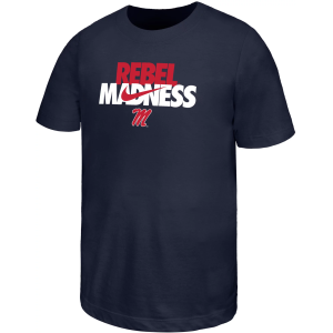 Nike Youth Ole Miss Rebels Navy Core Cotton T-Shirt, Small, Blue