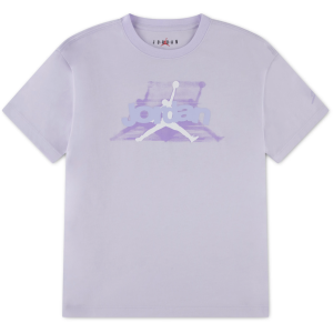Jordan Girls' Bow Shirt, Large, Barely Grape