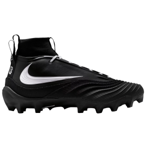 Nike Alpha Menace 5 Pro Mid Football Cleats, M8.5/W10, Black/White