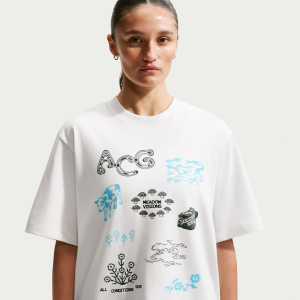 Nike Women's ACG Camp Meadows Dri-FIT T-Shirt, XS, Summit White