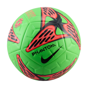 Nike Erling Haaland Academy Soccer Ball, Size 5, Green Strike/Crimson/Black