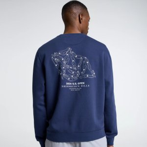 2026 U.S. Open Walter Hagen Performance 11 Fleece Crew, Men's, Medium, Navy