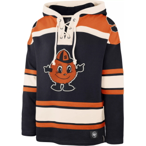'47 Men's Syracuse Orange Blue Lacer Pullover Hoodie, Small