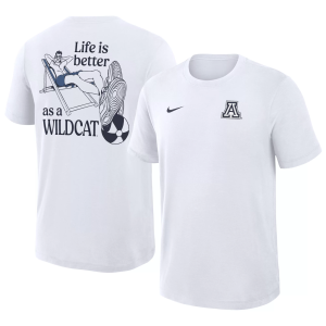 Nike Men's Arizona Wildcats White Local Mascot Slub T-Shirt, Small