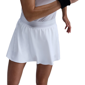 Nike Women's NikeCourt Dri-FIT Advantage Ace High-Rise Tennis Skort, Large, White