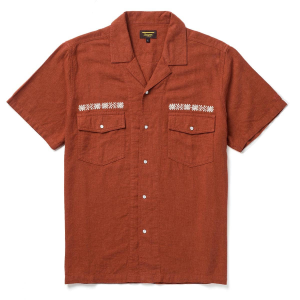 Seager Men's Whippersnapper EMB Shirt, Medium, Red Clay