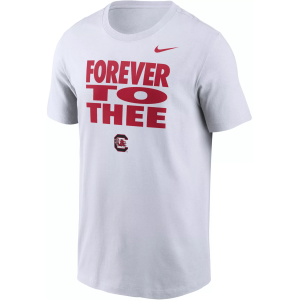 Nike Men's South Carolina Gamecocks Slogan T-Shirt, Small, White