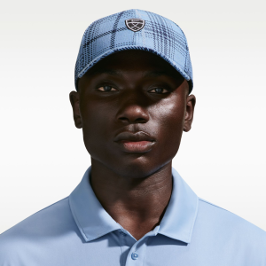 Nike Men's Club Tartan Golf Hat, Medium/Large, Work Blue/Anthracite/Black