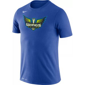 Nike Adult Dallas Wings Blue Logo T-Shirt, Men's, Small