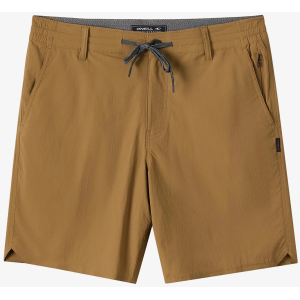 O'Neill Men's TRVLR Halfback Hybrid 18'' Shorts, XXL, Dark Khaki
