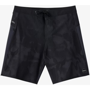 O'Neill Men's Hyperfreak TRVLR Tech Enduro 19" Board Shorts, Size 40, Black