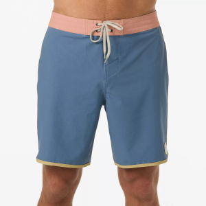O'Neill Men's O'Riginals Pigment Scallop 18" Board Shorts, Size 40, Blue Fusion