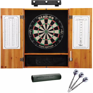 Viper Viper Dartboard Lights & Padded Cabinet Set, Oak - $299.99 at DICK'S Sporting Goods