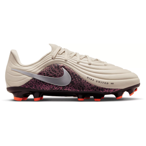 Nike Kids' United Tiempo Maestro Academy MG Soccer Cleats, Size 3, White/Red