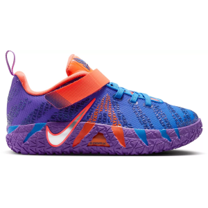 Nike Kids' Preschool Ja 3 'Zero Gravity' Basketball Shoes, Size 1, Blue Crystal/Metallic Silver-Turf Orange