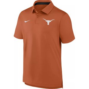 Nike Men's Texas Longhorns Desert Orange Tour Polo, Small