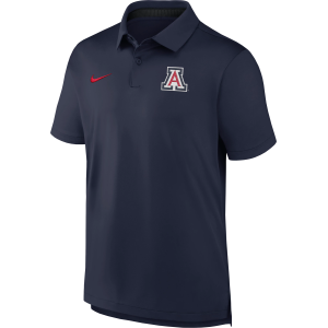 Nike Men's Arizona Wildcats College Navy Tour Polo, Small, Blue