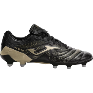 Joma Score Cup 26 FG Soccer Cleats, M8/W9, Black/Gold