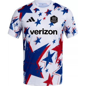 Adidas adidas Adult Houston Dynamo 2026 White Americana Prematch Jersey, Men's, Medium - $70.00 at DICK'S Sporting Goods