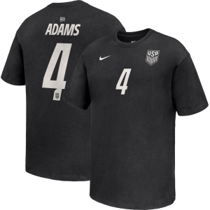 Nike Adult USMNT Tyler Adams #4 Black 2026 T-Shirt, Men's, Large