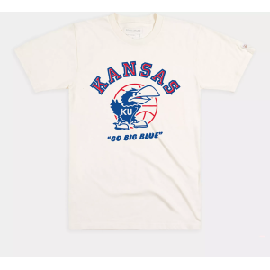 Homefield Homefield Men's Kansas Jayhawks Cream Go Big Blue T-Shirt, XL, White - $38.00 at DICK'S Sporting Goods