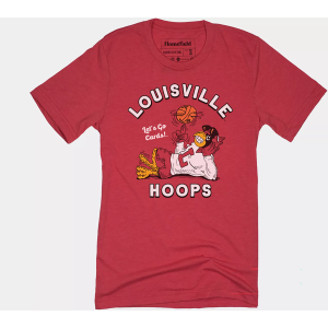 Homefield Homefield Men's Louisville Cardinals Red Hoops T-Shirt, Small - $38.00 at DICK'S Sporting Goods