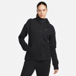 Nike Women's Sportswear Tech Fleece Windrunner Full-Zip Hoodie, XS, Black