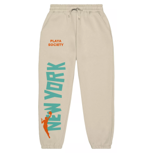 Playa Society PLAYA SOCIETY Men's New York Liberty Off White Established Dated Wordmark Sweatpants, XL - $43.97 at DICK'S Sporting Goods