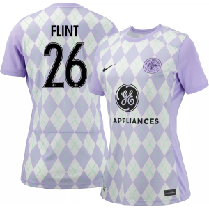 Nike Women's Racing Louisville FC Taylor Flint #26 2024 Home Replica Jersey, Small, Purple